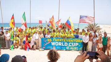 Pájara celebra el Campeonato del Mundo de Windsurf y Wingfoil