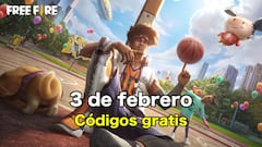 Códigos Free Fire de hoy 3 de febrero de 2022; todas las recompensas gratis