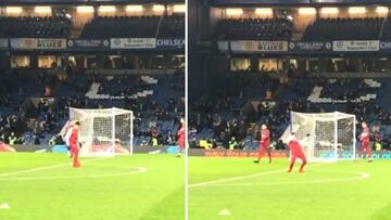 ¡Impresionante control de balón de Alexis en el calentamiento!