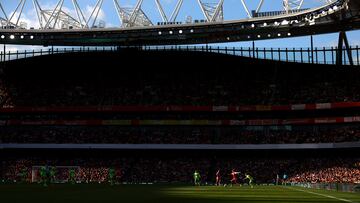 Soccer Football - Women's Champions League - Semi Final - Second Leg - Arsenal v VfL Wolfsburg - Emirates Stadium, London, Britain - May 1, 2023 General view during the match Action Images via Reuters/Matthew Childs