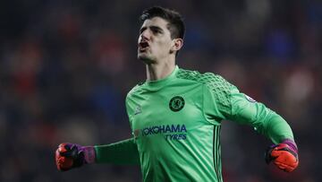 El Madrid negocia con Courtois para la temporada 2017/18