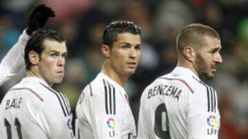 INTOCABLES. En Liga sólo dejó de marcar en tres partidos: Sevilla (sin Cristiano), Calderón y San Mamés.