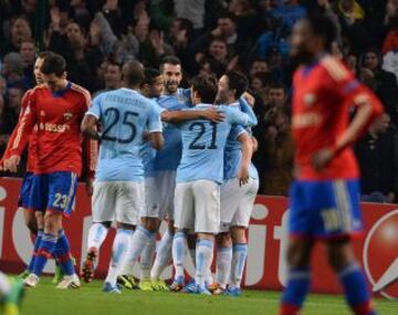 Manchester City-CSKA de Moscú.