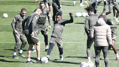 Lemar, en el entrenamiento del Atl&eacute;tico.