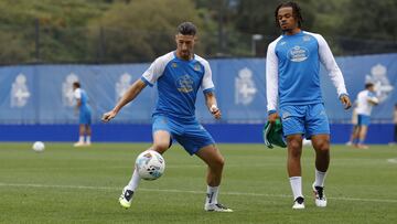 Entrenamiento Deportivo de La Coruña. escudero