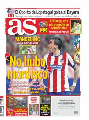 Las portadas de AS de abril