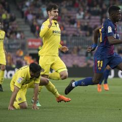 Dembélé voló: galopada a 28,6 km/h, triple regate y 'asistencia'