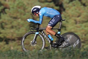 El ciclista Enric Mas durante la última etapa.