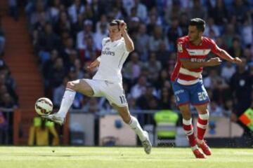 En el regreso de James Rodríguez, el Real Madrid venció al Granada en el Santiago Bernabéu. 