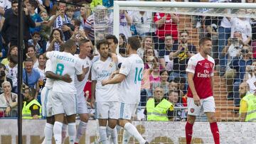 Raúl y Guti lideran la victoria del Madrid ante el Arsenal