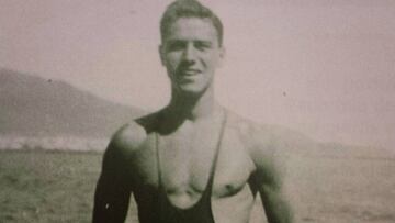 El nadador grancanario Manuel Guerra.