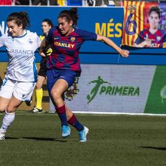 Abelleira, la jugona del Depor que brilla con luz propia