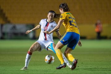 
Tigres venció a Guadalajara este lunes 05 de noviembre por la noche por marcador de 2 goles por 0, esto en duelo correspondiente a la jornada 17 de la Liga MX Femenil.