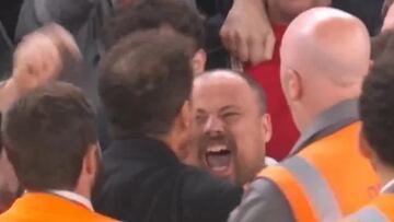 El ‘hooligan’ que increpó a Simeone: “Es un poco cobarde...”