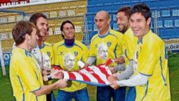 <b>SIN MIEDO. </b>Javi, Alberto, Inarejo, Juanjo, Pereira, Navarro y Esparza.