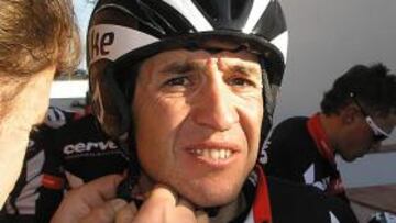 <strong>TRANQUILO.</strong> Sastre se mostró tranquilo y satisfecho tras la segunda etapa del Giro de Italia.