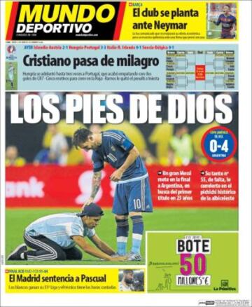 Portadas de la prensa mundial