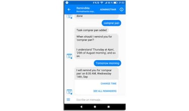Haz que Facebook Messenger te recuerde las cosas que tienes que hacer