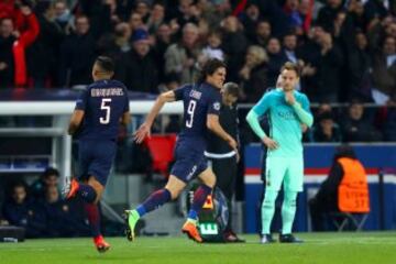 Gol 4-0 de Edinson Cavani
