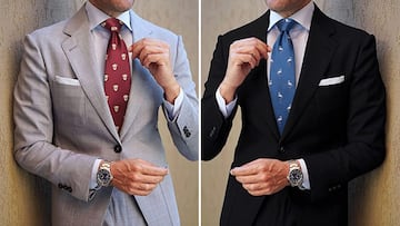 ?Tienes una boda, un bautizo o una comuni¨®n? Acierta con este juego de corbata y pa?uelo en 33 dise?os