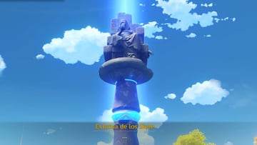 Estatuas de los Siete de Genshin Impact: dónde están todas y cómo aumentar su nivel