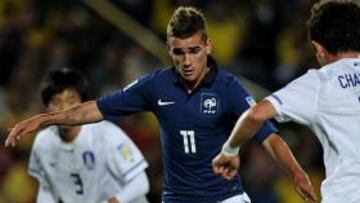 <b>DESEADO. </b>Griezmann, en un partido con Francia Sub-20.