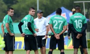 Atlético Nacional se entrena en Guarne antes del partido contra Estudiantes por la Copa Libertadores.