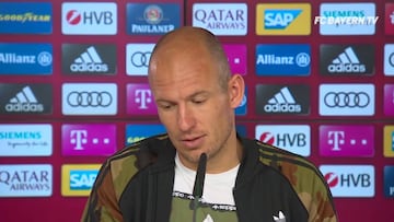 Robben se despide: "Venir fue la mejor decisión de mi carrera"