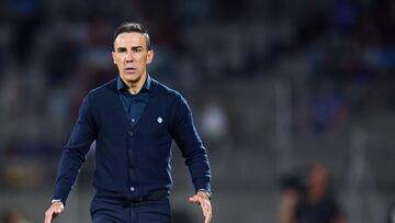 Vicente Sanchez head coach of cruz Azul during the 11th round match between Cruz Azul and Monterrey as part of the Liga BBVA MX, Torneo Clausura 2025 at Olimpico Universitario Stadium, on March 08, 2025 in Mexico City, Mexico.