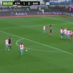 Con el partido ardiendo y la final cada vez más lejos llegó Alexia Putellas y se sacó este golazo