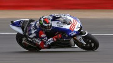 Jorge Lorenzo fue el más rápido en Silverstone.