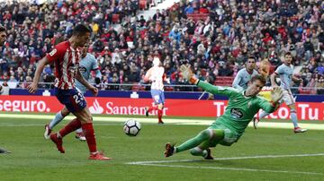 Vitolo marca el 2-0.