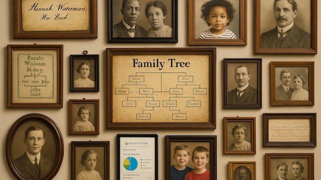 From 18th-century needlework to DNA tests, tracing family roots has always meant more than just curiosity for Americans.