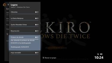 Estadísticas Sekiro: cuántos jugadores han completado el prólogo y todos los jefes