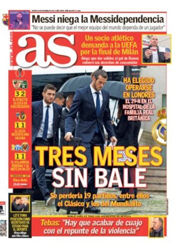 Las portadas de AS de noviembre