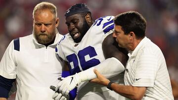 Neville Gallimore, defensive tackle de Dallas Cowboys, estar&aacute; fuera entre cuatro y seis semanas tras sufrir un codo dislocado en el partido de pretemporada.