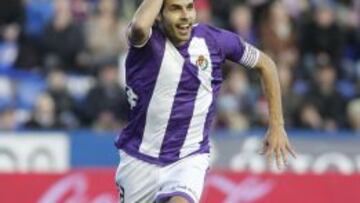 Baraja celebra un gol anotado al Levante.