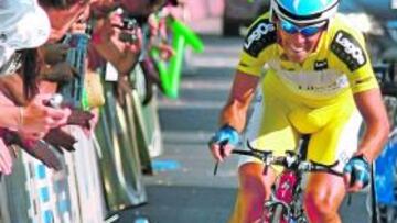 <b>EN ACCIÓN. </b>Nuno Ribeiro ganó la Vuelta a Portugal dopado.