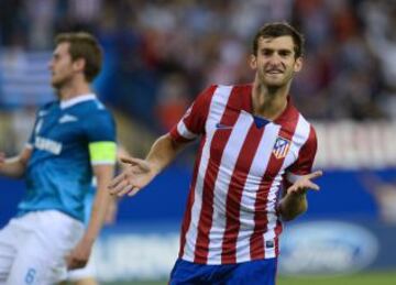 Leo Baptistao celebra el 3-1.