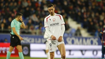 Raúl marcó dos goles ante el Huesca.