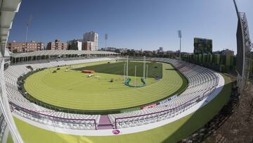 Imagen del estadio de Vallehermoso.