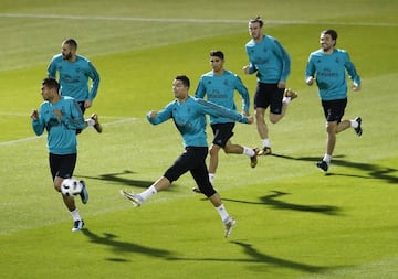 Último entrenamiento antes de la final del Mundial de Clubes