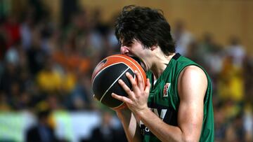 Ricky Rubio, con el Joventut.