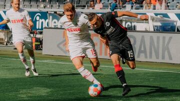 Rafael Santos Borr&eacute; durante un partido con Eintracht Frankfurt.