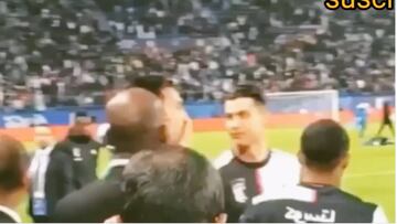 El irónico gesto de Cristiano cuando le gritan: "Messi, Messi"