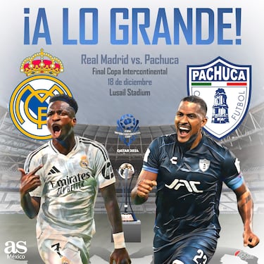 Cuándo juega Pachuca contra el Real Madrid: fecha y horario de la final de Copa Intercontinental