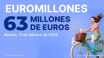 Euromillones: comprobar los resultados del sorteo de hoy, martes 11 de febrero