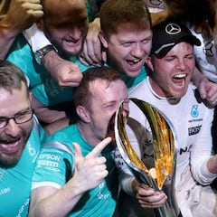 Wolff y la victoria de Rosberg: "Casi nos meamos encima"