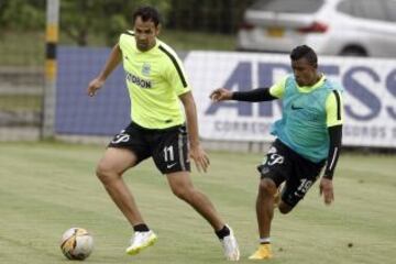 Atlético Nacional se entrena en Guarne antes de enfrentar al Deportes Tolima por la Liga Águila.
