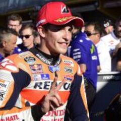 Márquez: “Rossi va a llegar al cuarto puesto rápido”
